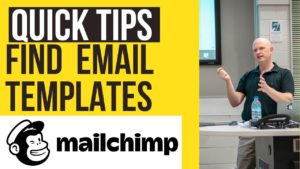 Where to find Mailchimp email templates