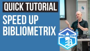 Improve Bibliometrix software speed